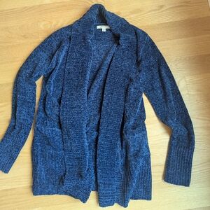 NWT Orvis Women's Deep Blue Cardigan Sweater